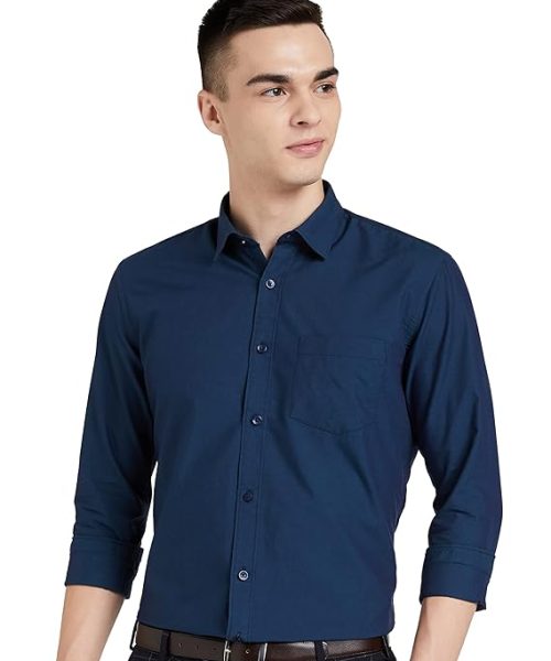 Amazon Brand - Symbol Men's Regular Fit Formal Shirt