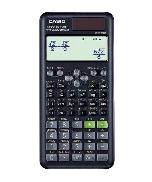 Casio FX-991ES Plus-2nd Edition Scientific Calculator, Black